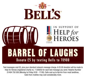 A barrel of laughs to help the heroes